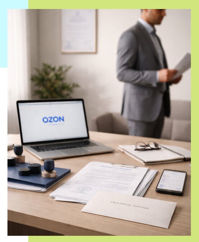Отказное письмо для Ozon в Приморско-Ахтарске от 3548 р. | Сертэкс