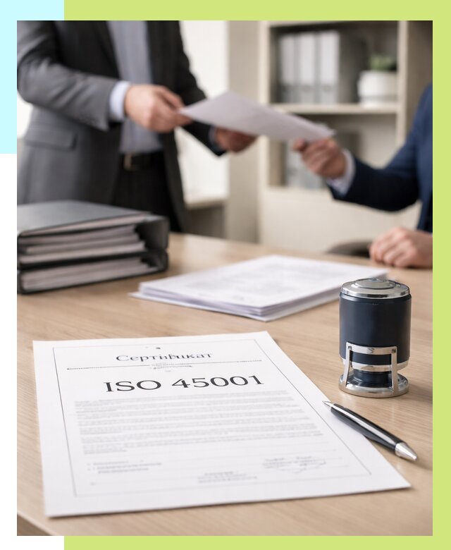 Сертификат ISO 45001 в Приморско-Ахтарске под ключ от 45621 р. | Сертэкс